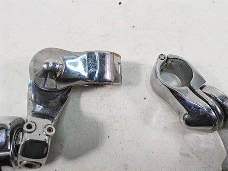 1999 Harley Touring FLHTC Electra Glide Eagle Chrome Highway Foot Peg Set {{ shop.shopifyCountryName }} - Mototech271