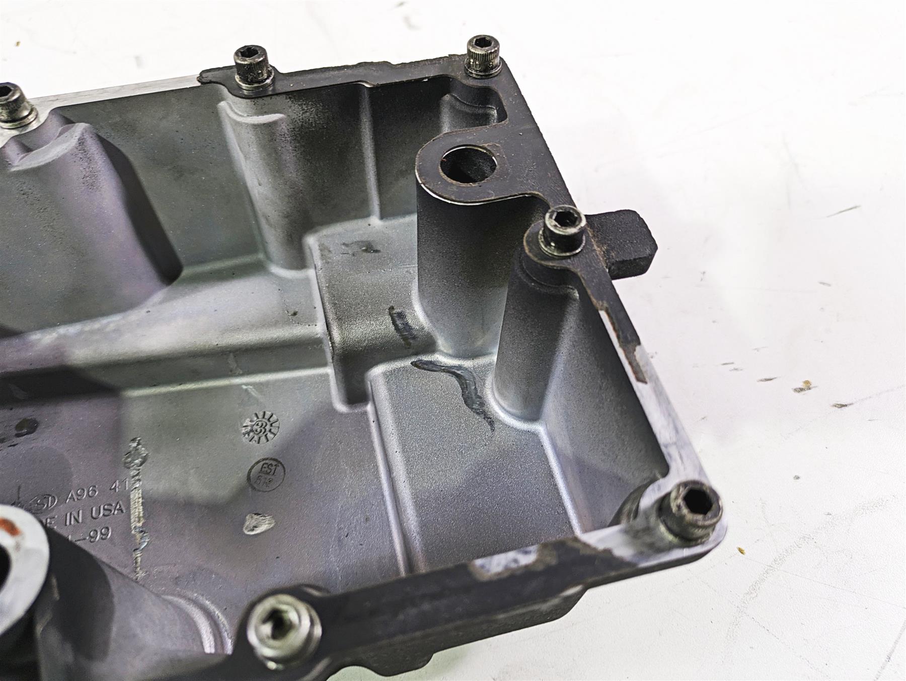 1999 Harley Dyna FXDL Low Rider Transmission Oil Pan Lower Cover 26071-99 {{ shop.shopifyCountryName }} - Mototech271
