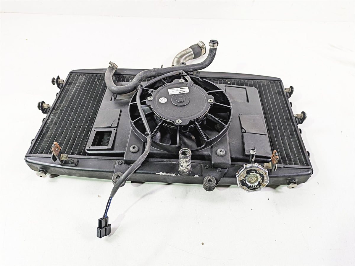2006 Triumph Rocket 3 Radiator Fan Hoses Reservoir T2108307 {{ shop.shopifyCountryName }} - Mototech271