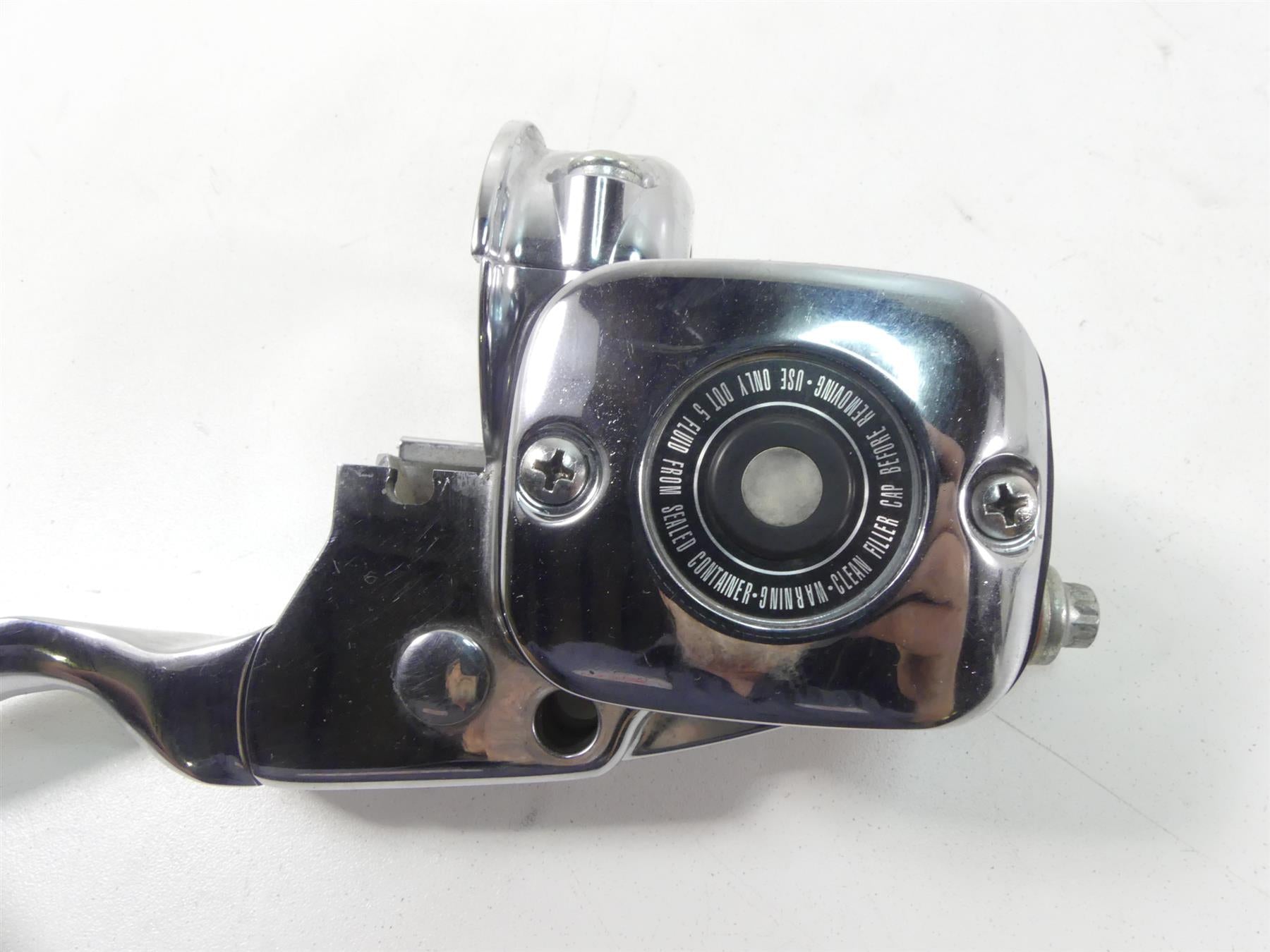 2004 Harley FLHTC SE CVO Electra Glide Front Chrome Brake Master Cylind 45179-02 {{ shop.shopifyCountryName }} - Mototech271