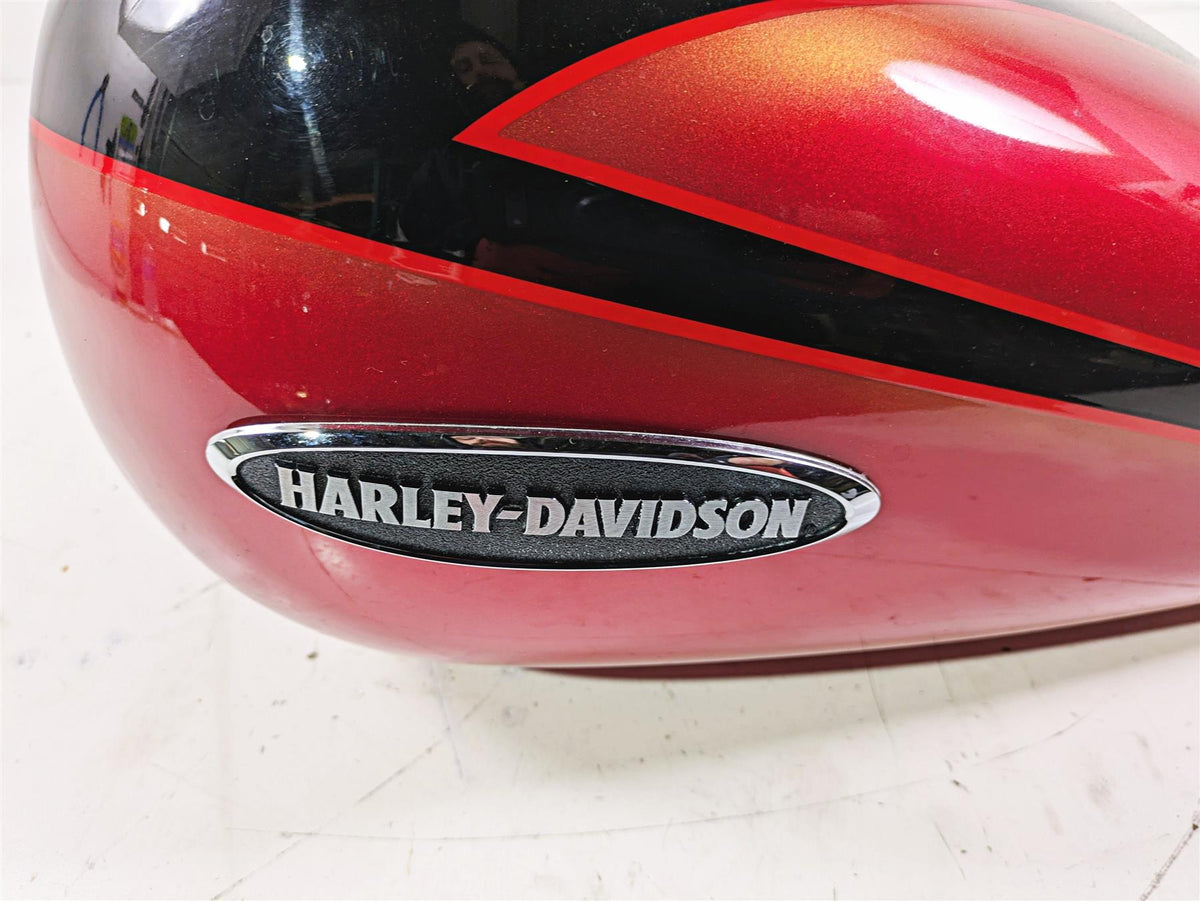 2007 Harley Touring FLHTCU SE CVO E-Glide Fuel Gas Tank Cherry Black Ice 61356-03 {{ shop.shopifyCountryName }} - Mototech271