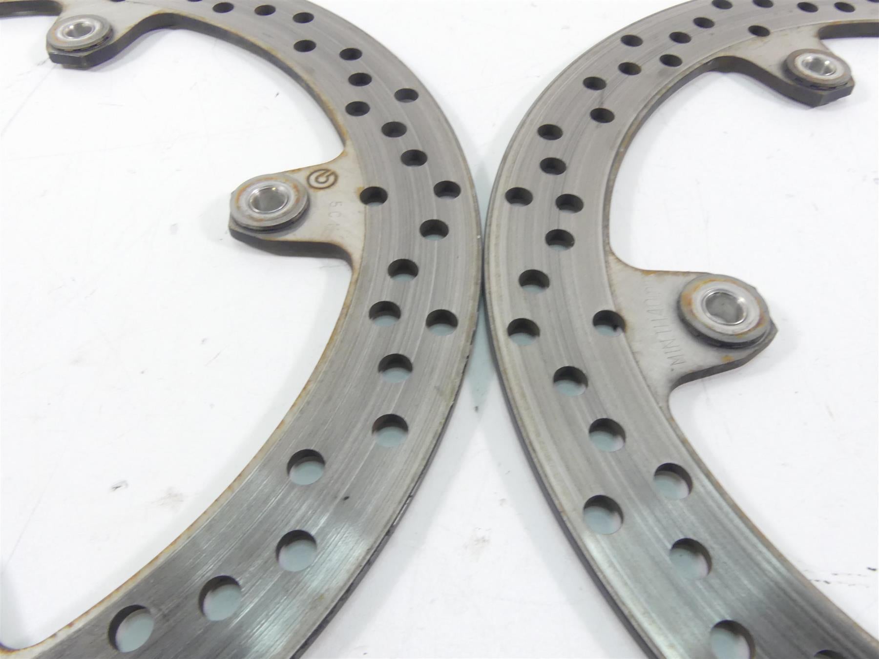 2016 BMW S1000XR K49 Front Brembo Brake Rotor Disc Set 320mm 34118526575 {{ shop.shopifyCountryName }} - Mototech271