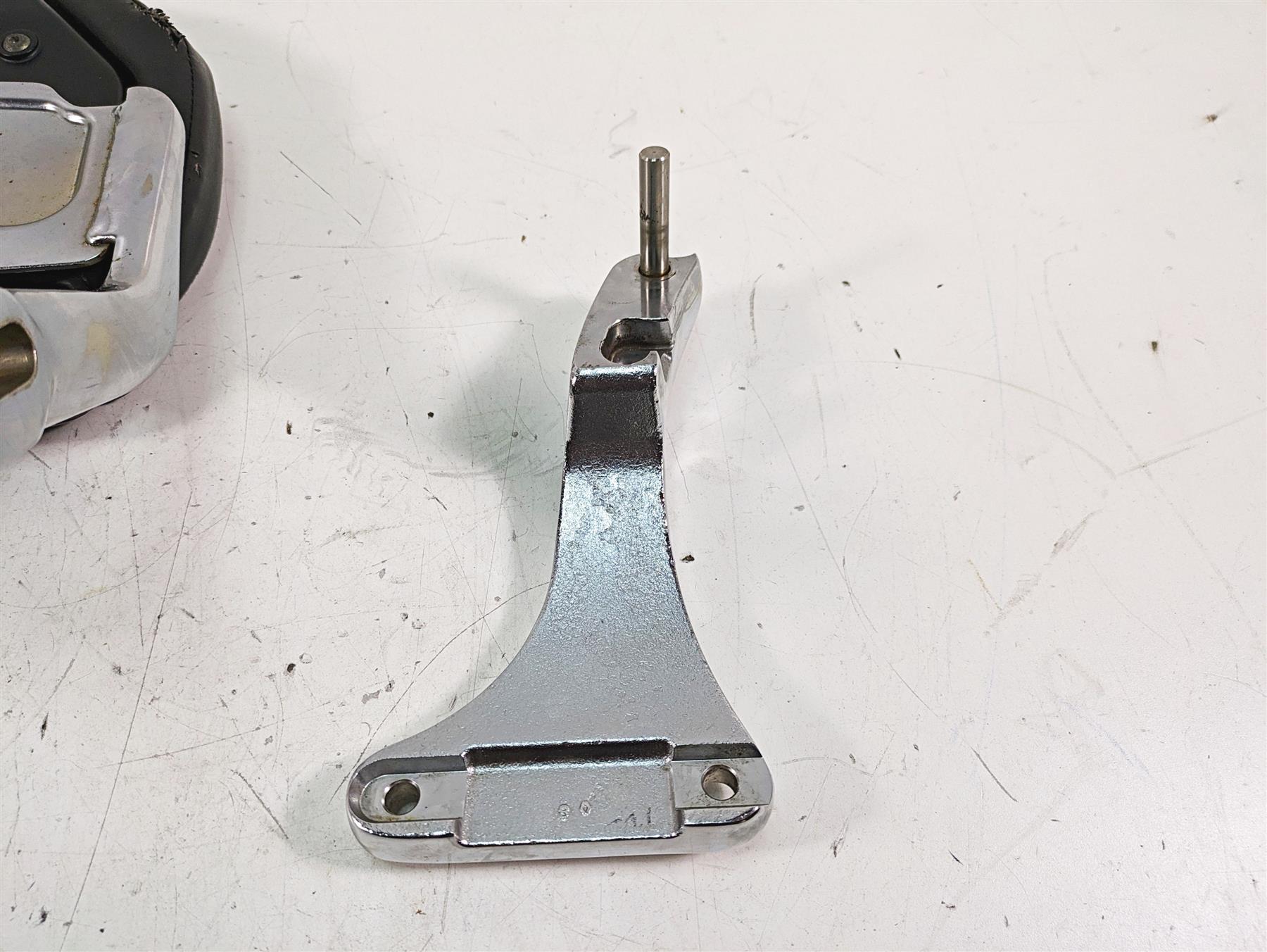 2009 Harley FXCWC Softail Rocker C Rear Seat & Support Mount Set -Read 51691-08 {{ shop.shopifyCountryName }} - Mototech271