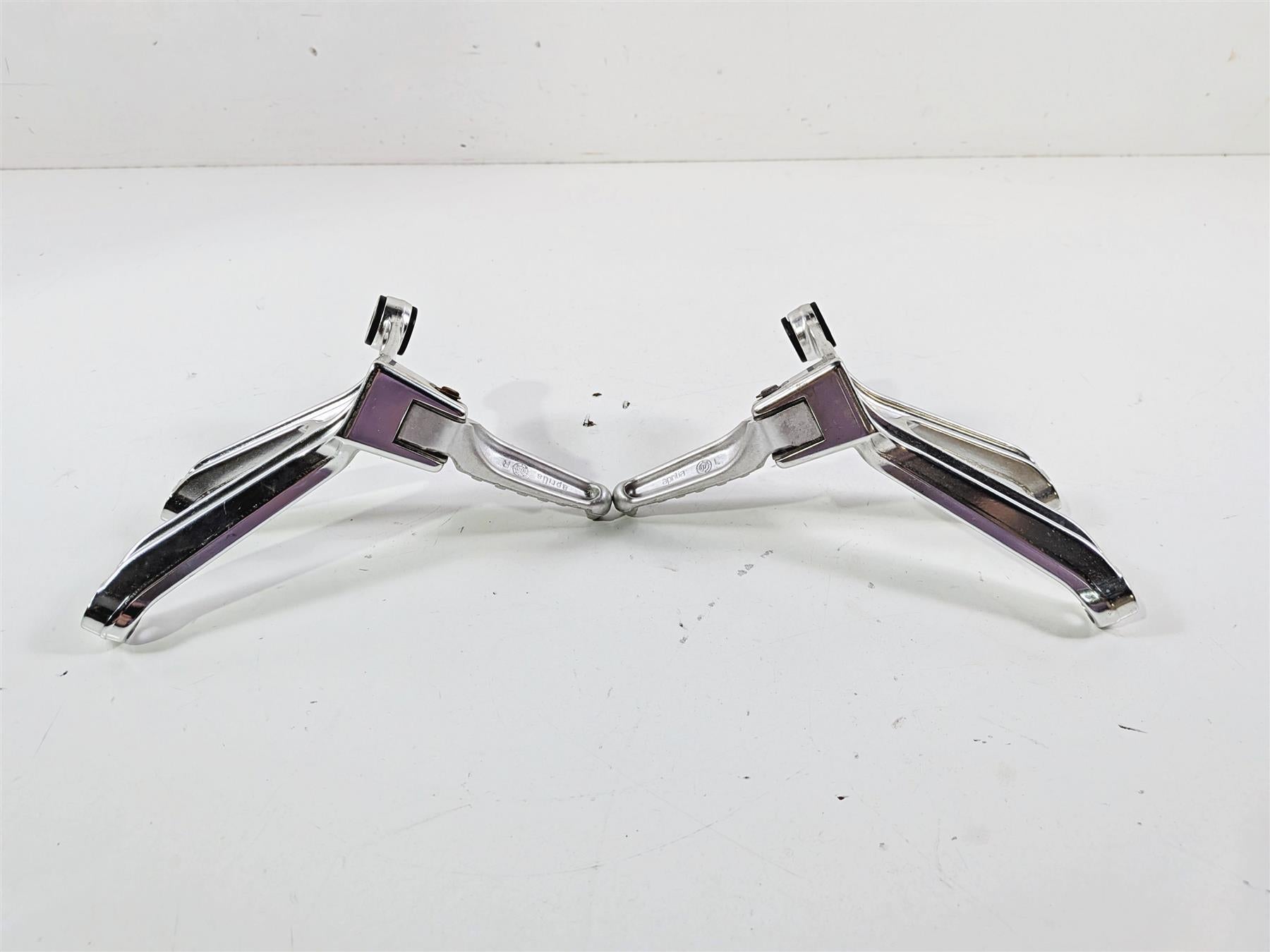 2008 Aprilia RSVR 1000 Factory Passenger Foot Peg Set READ AP8154071 AP8154072 {{ shop.shopifyCountryName }} - Mototech271
