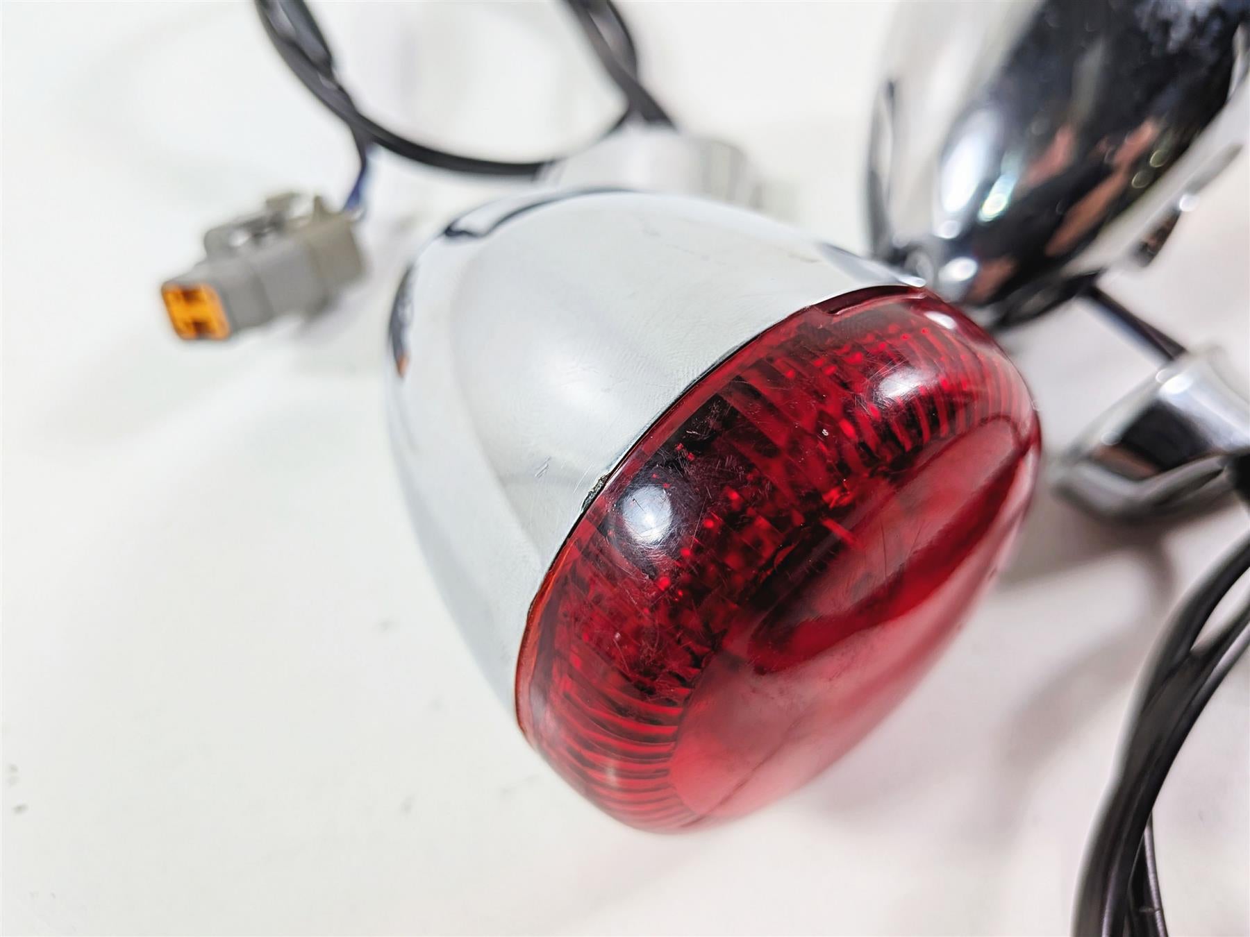 2014 Harley FXSB Softail Breakout Rear Blinker Turn Signal Set 67800223-Mototech271