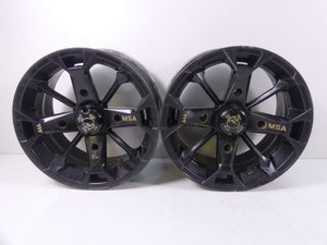 2012 Polaris Ranger 800XP Msa M17 Elixir Wheel Rim Set 14x7 - Read M17-04756