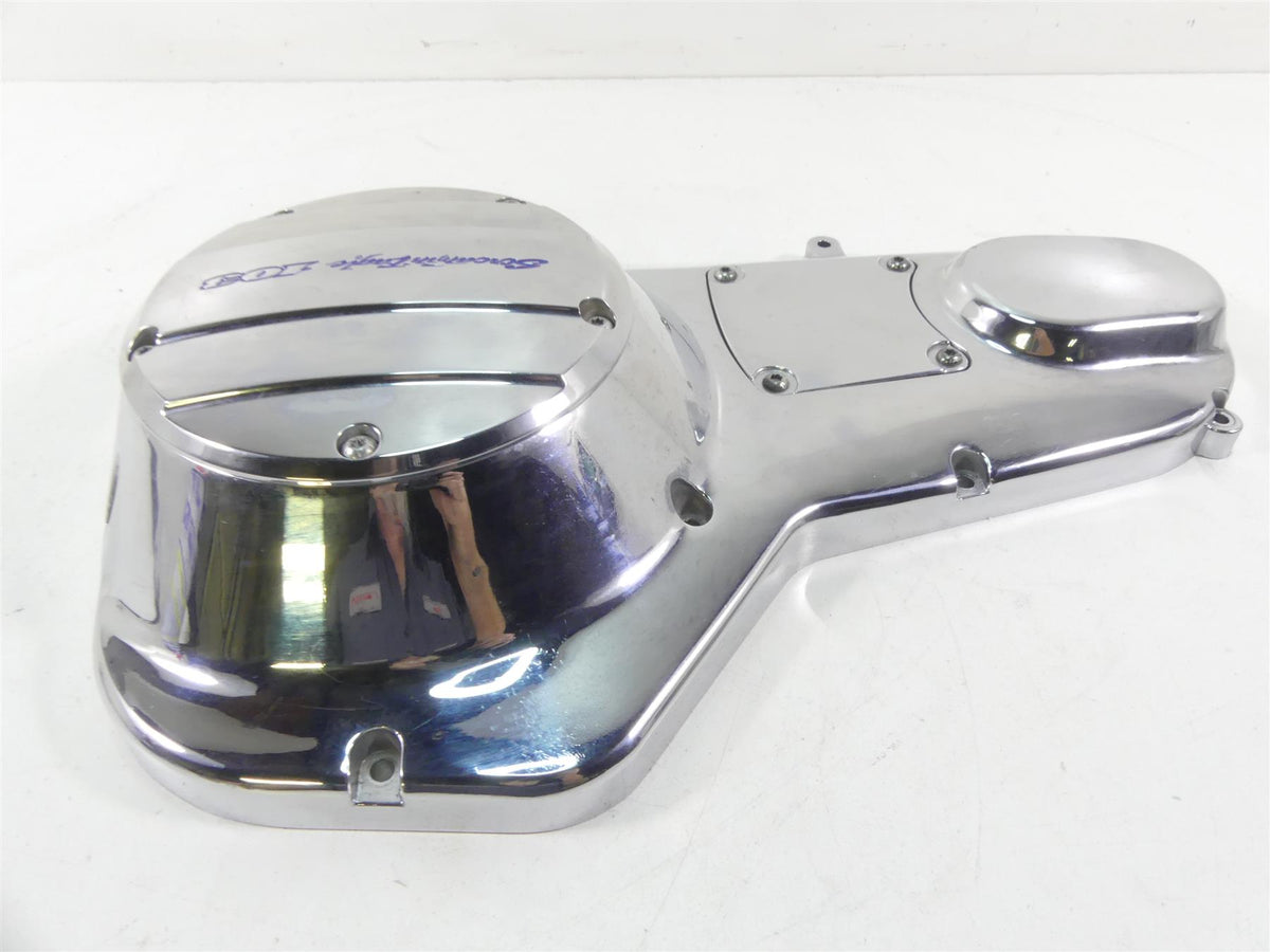2004 Harley FLHTC SE CVO Electra Glide Outer Primary Drive Clutch Cover {{ shop.shopifyCountryName }} - Mototech271