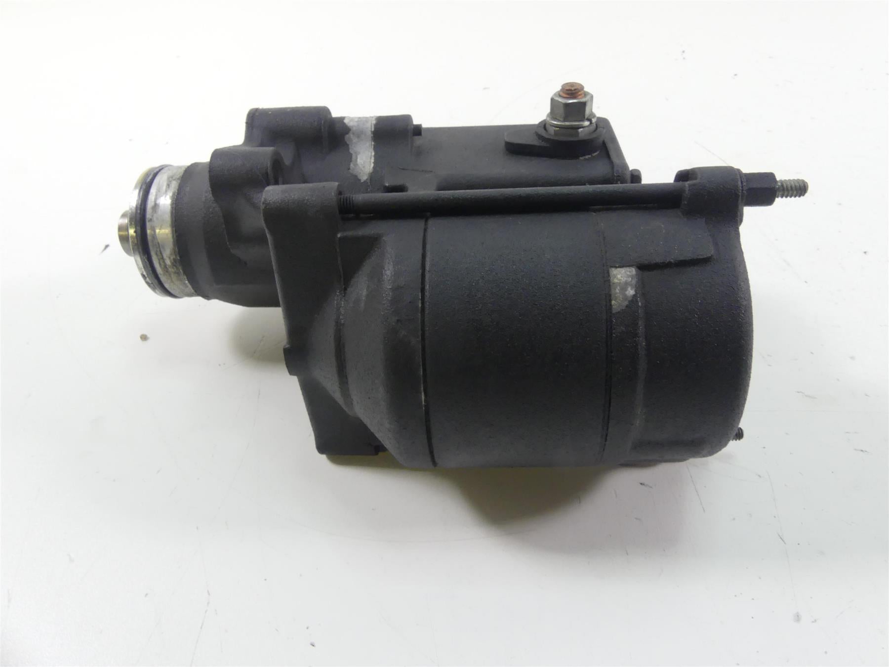 2008 Harley FXCWC Softail Rocker C Engine Starter Motor 31618-06A {{ shop.shopifyCountryName }} - Mototech271