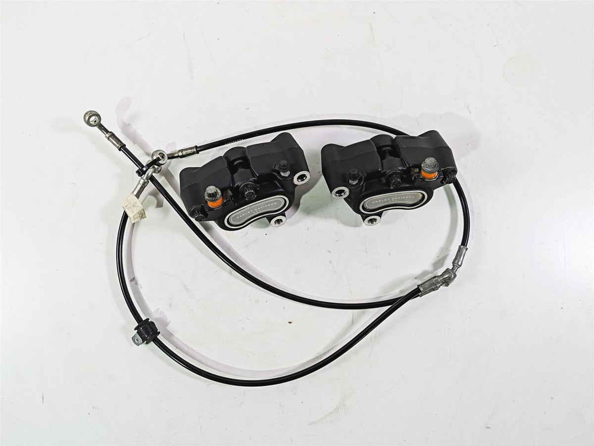2016 Harley FXDL Dyna Low Rider Front Brake Caliper Set 41300001 41300002 {{ shop.shopifyCountryName }} - Mototech271