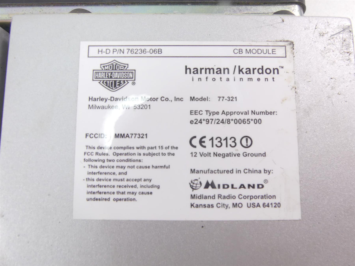 2007 Harley Touring FLHTCU SE CVO Electra Glide Radio CB XM Module Set 76160-06 {{ shop.shopifyCountryName }} - Mototech271