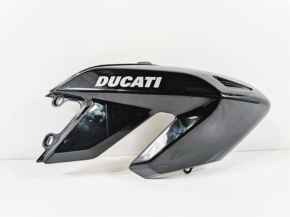 2008 Ducati Hypermotard 1100 S Black Right Tank Fairing Cover Cowl 48012501A-Mototech271