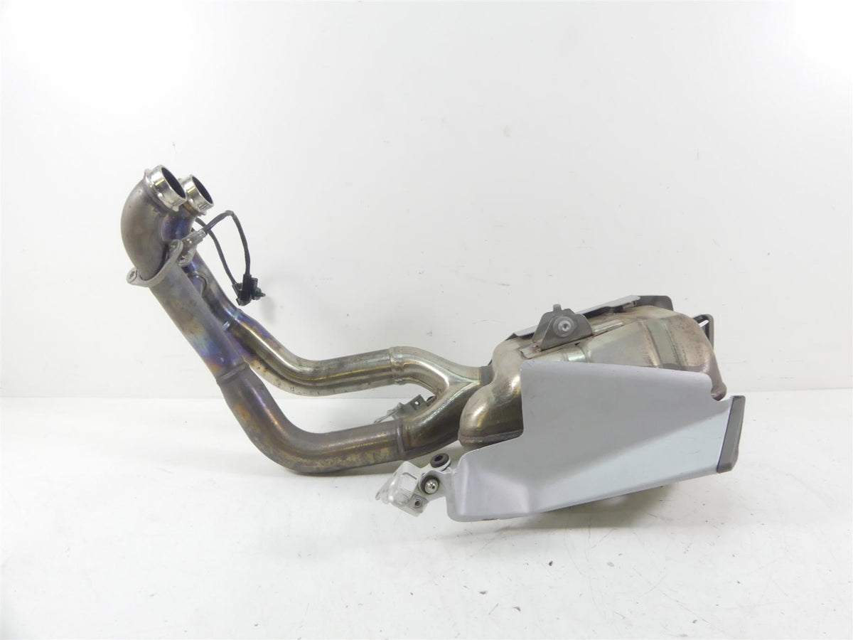 2021 Aprilia RS 660 Oem Exhaust Pipe Header Chamber Assembly 2B005290 {{ shop.shopifyCountryName }} - Mototech271
