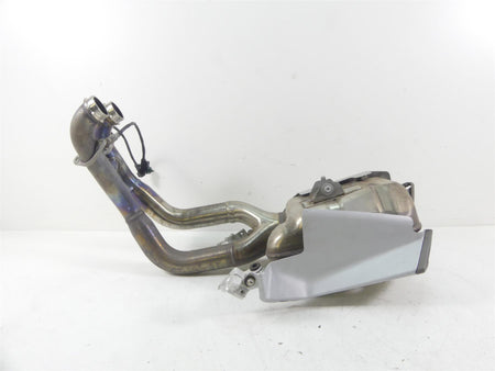2021 Aprilia RS 660 Oem Exhaust Pipe Header Chamber Assembly 2B005290 {{ shop.shopifyCountryName }} - Mototech271