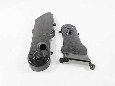 2009 Ducati Hypermotard 1100 S Carbon Fiber Timing Belt Cover 24510851A 24510861-Mototech271