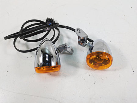 2006 Harley Softail FXSTSI Springer Front Blinker Turn Signal Set 68972-00 {{ shop.shopifyCountryName }} - Mototech271