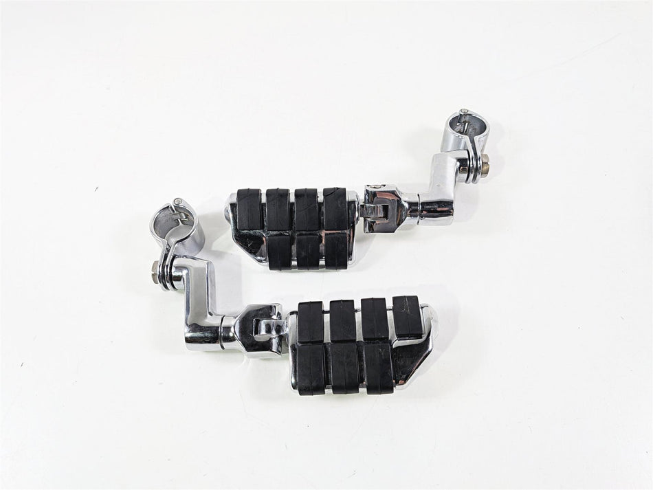 2004 Harley Touring FLTRI Road Glide Chrome Highway Foot Peg Rest Set-Mototech271