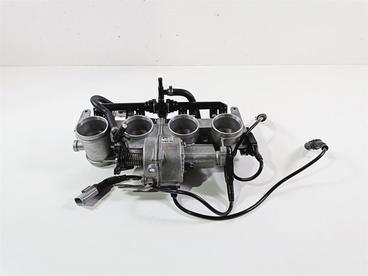 2014 BMW S1000RR K46 Throttle Body Dellorto & Injectors 8521750 13548545069 {{ shop.shopifyCountryName }} - Mototech271