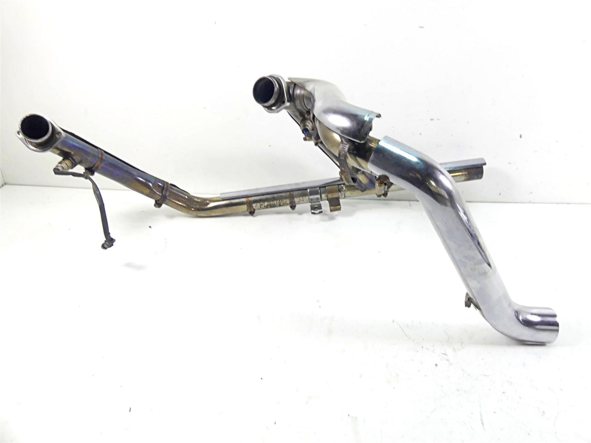 2007 Harley Touring FLHRC Road King Oem Exhaust Pipe Header Set - Read 65626-07B {{ shop.shopifyCountryName }} - Mototech271