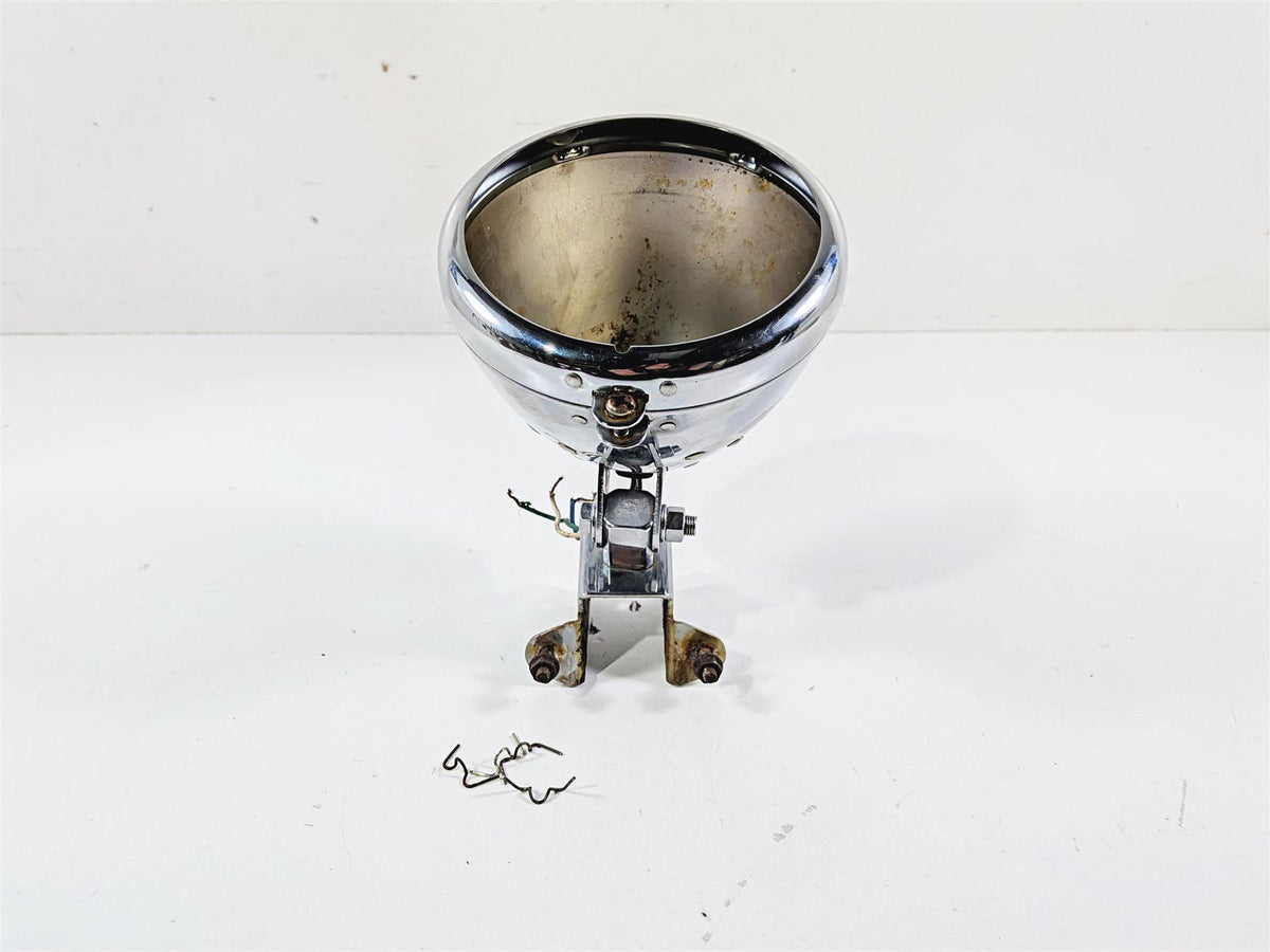 1994 Honda VT600 CR Shadow Headlight Bucket Chrome Shell 61301-MR1-000 {{ shop.shopifyCountryName }} - Mototech271
