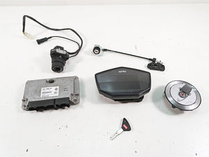 2020 Aprilia Tuono V4 Factory Gauges 776mi Cdi Ignition Key Lock Set 2B003549 | Mototech271