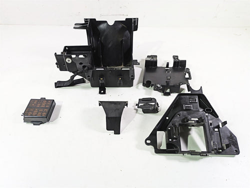 2011 Harley Touring FLHTCUSE CVO E-Glide Battery Tray & Electric Mounts 66281-09 | Mototech271