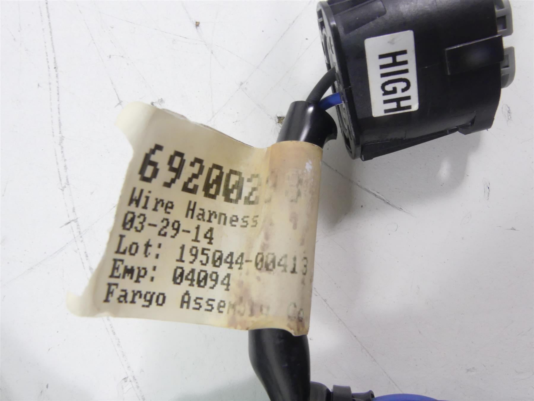 2014 Harley Touring FLHX Street Glide Front Fairing Wiring Harness 69200121 {{ shop.shopifyCountryName }} - Mototech271
