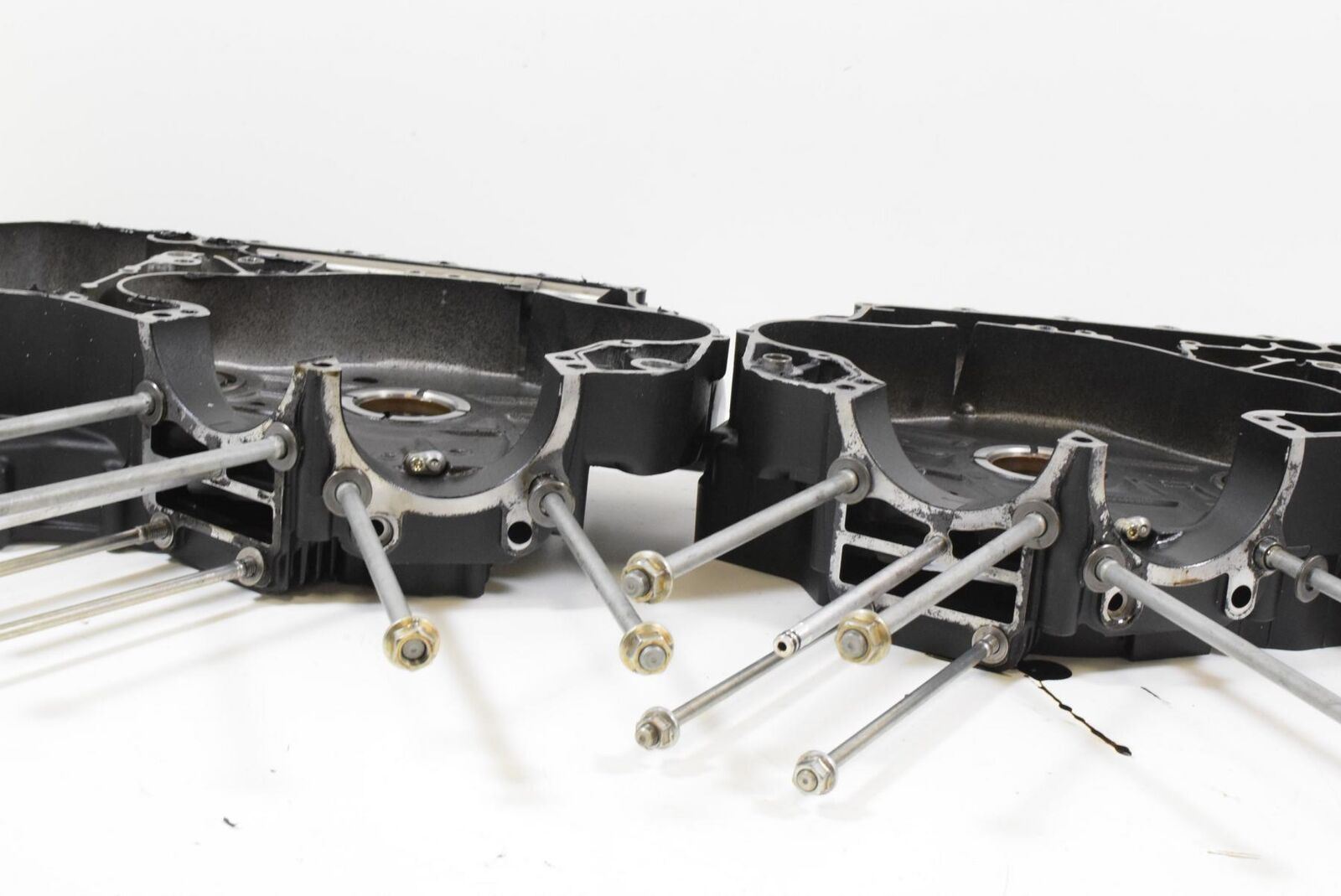 2011 Kawasaki VN1700 Vulcan Vaquero Engine Motor Crank Cases Crankcase 14001-013 {{ shop.shopifyCountryName }} - Mototech271