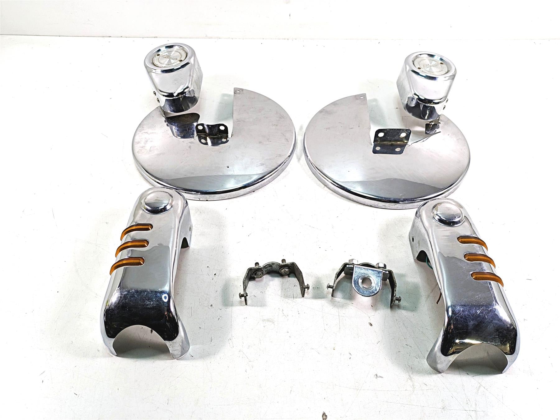 1999 Harley Touring FLHTC Electra Glide Front Disc Brake Chrome Cover 43149-95