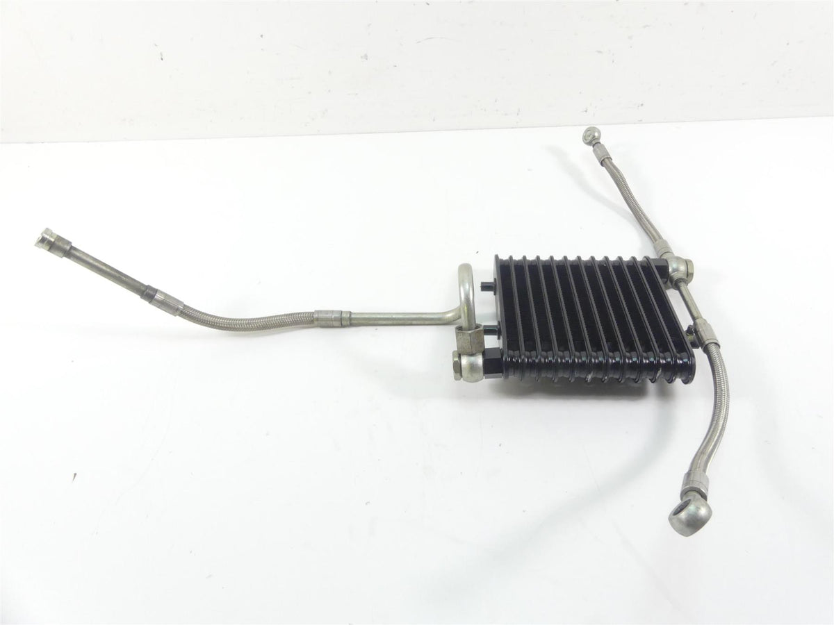 2002 Triumph Bonneville America Oil Cooler Radiator & Line Set T2100283 T2108110 {{ shop.shopifyCountryName }} - Mototech271