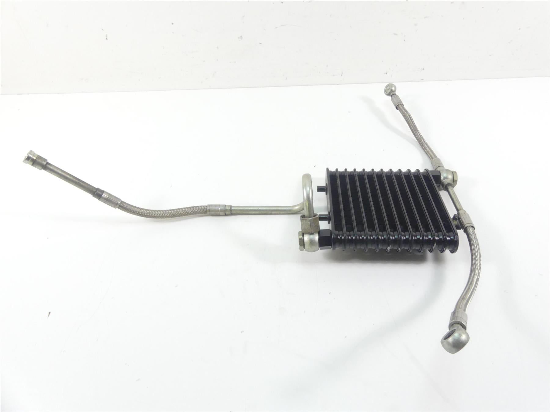 2002 Triumph Bonneville America Oil Cooler Radiator & Line Set T2100283 T2108110 {{ shop.shopifyCountryName }} - Mototech271