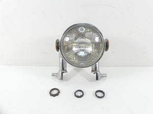 1980 Honda CB750C Custom Headlight Head Light & Mounts 61301-461- 61301-460-000 | Mototech271