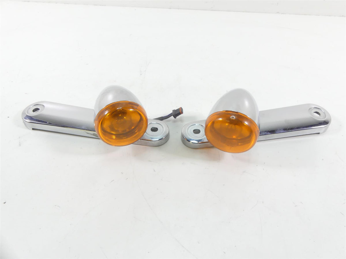 2014 Harley Touring FLHXS Street Glide Sp Front Blinker Turn Signal Set 68000037 {{ shop.shopifyCountryName }} - Mototech271
