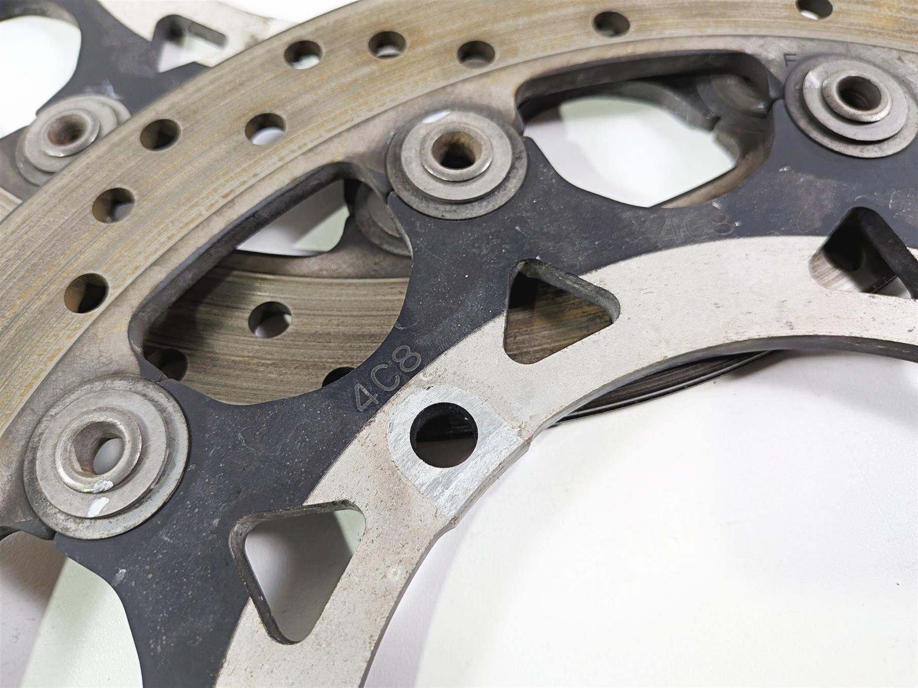 2008 Yamaha YZF R1 RN19 Front Brake Disc Rotor Set 4.9mm 4C8-2581T-00-00 {{ shop.shopifyCountryName }} - Mototech271