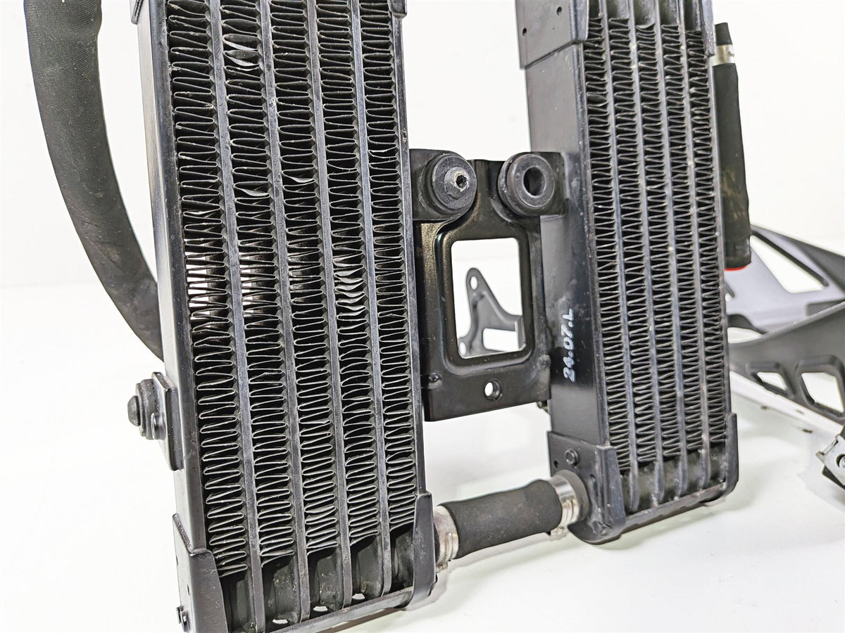 2008 Aprilia RSVR 1000 Factory Oil Cooler & Lines & Cover AP8104341 AP8104452 {{ shop.shopifyCountryName }} - Mototech271
