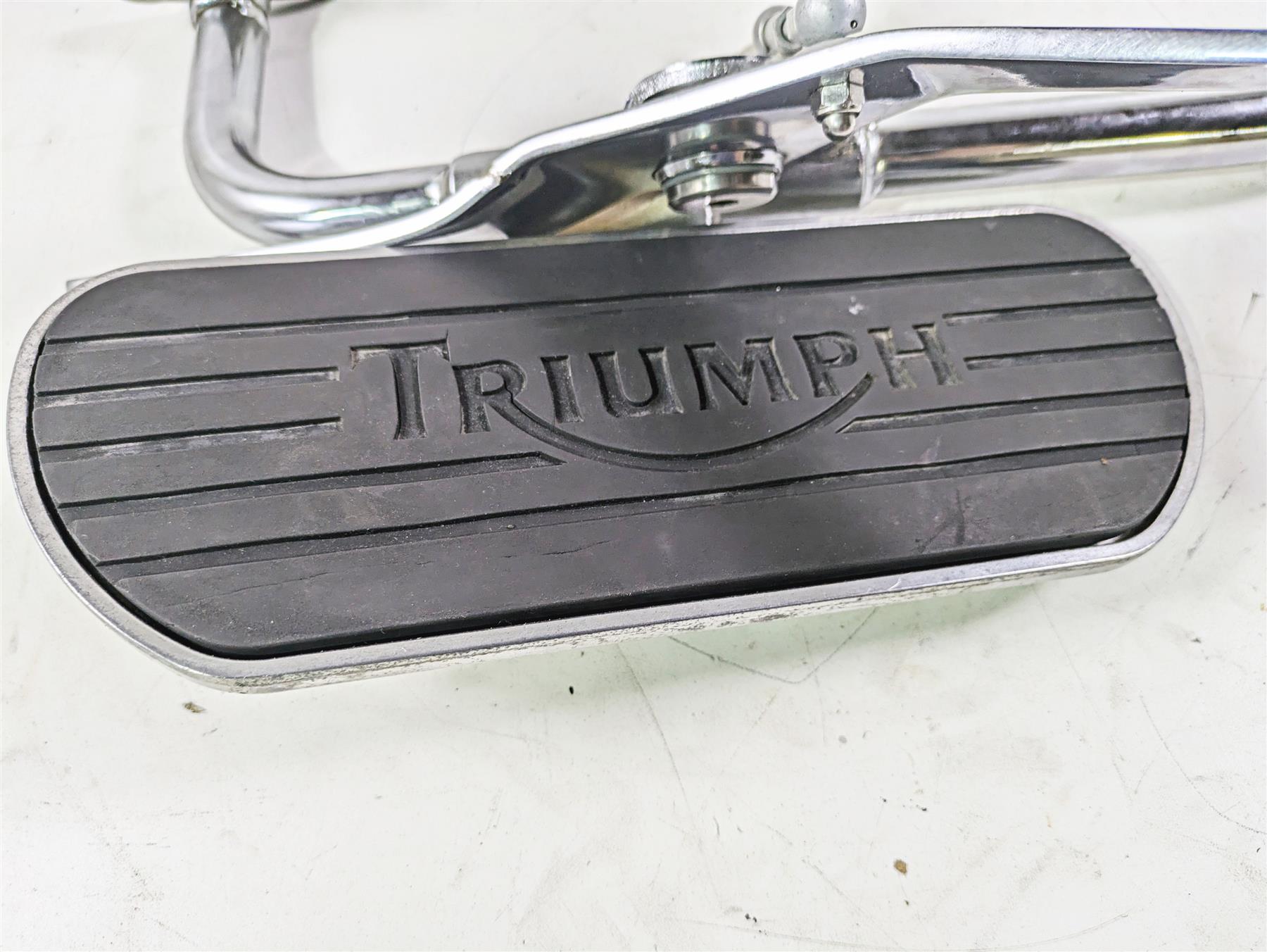2006 Triumph Rocket 3 Left Rider Foot Peg Mount & Shifter T2083008 {{ shop.shopifyCountryName }} - Mototech271