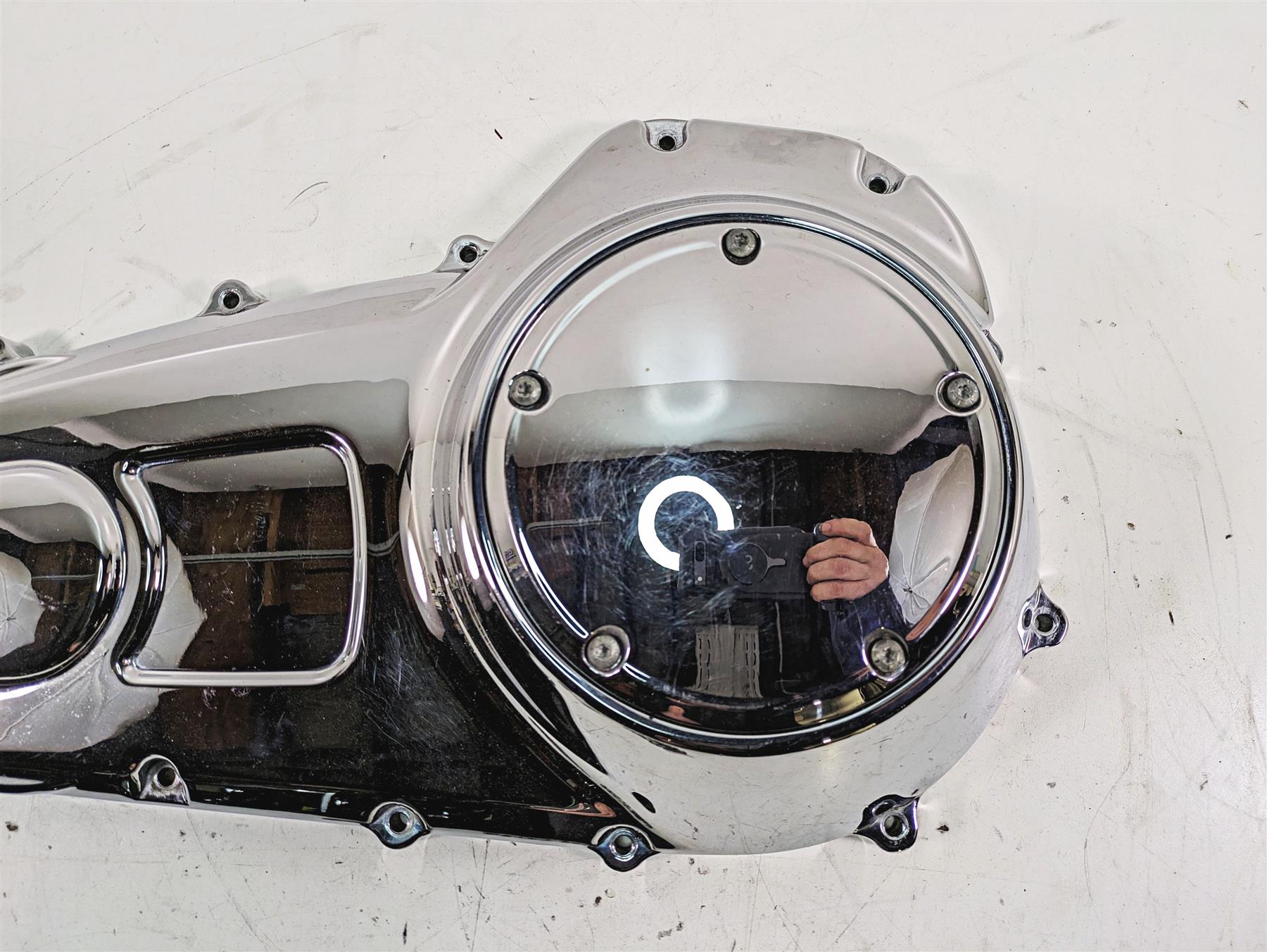 2009 Harley Touring FLHTCU Electra Glide Outer Primary Clutch Cover 60685-07 {{ shop.shopifyCountryName }} - Mototech271