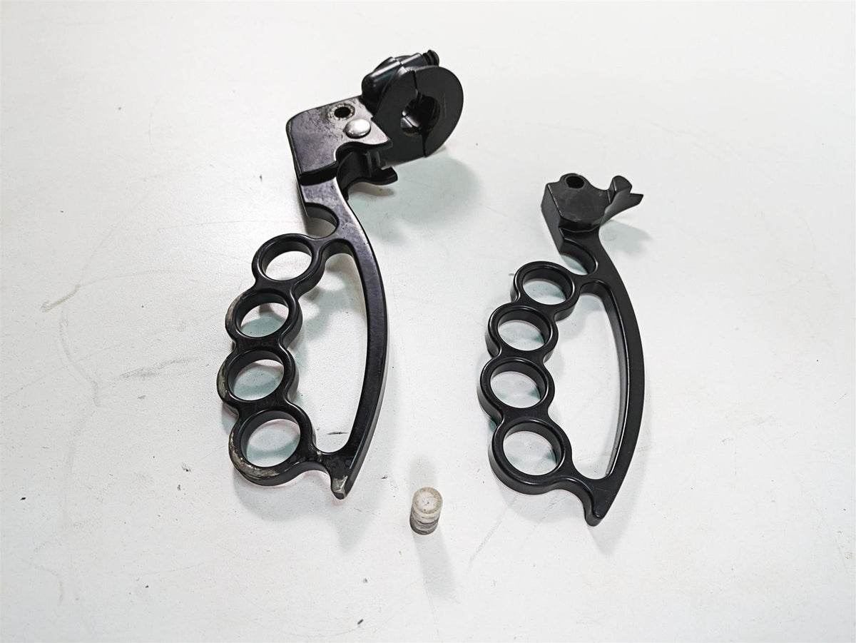 2009 Harley FXDF Dyna Fat Bob Clutch Perch & Brass Knuckle Lever Set 38608-96 {{ shop.shopifyCountryName }} - Mototech271