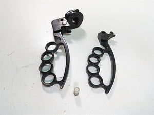 2009 Harley FXDF Dyna Fat Bob Clutch Perch & Brass Knuckle Lever Set 38608-96
