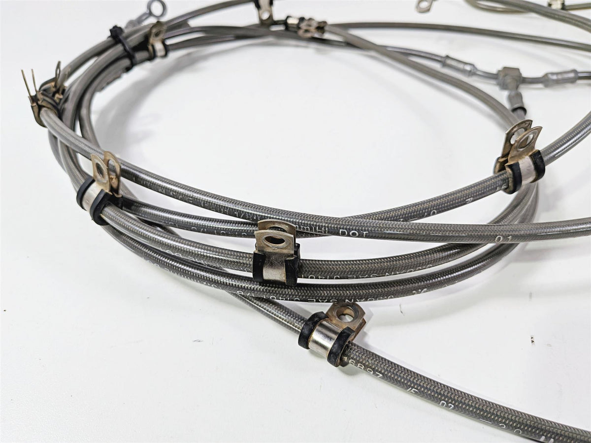 2022 Can Am Maverick X3 XRC Turbo RR 72" Front Rear Brake Line Set 705601495-Mototech271