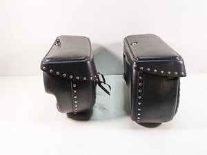 2006 Honda VT1100 C2 Shadow Leatherlyke Studded Saddlebag Saddle Bag Set ACC310 | Mototech271