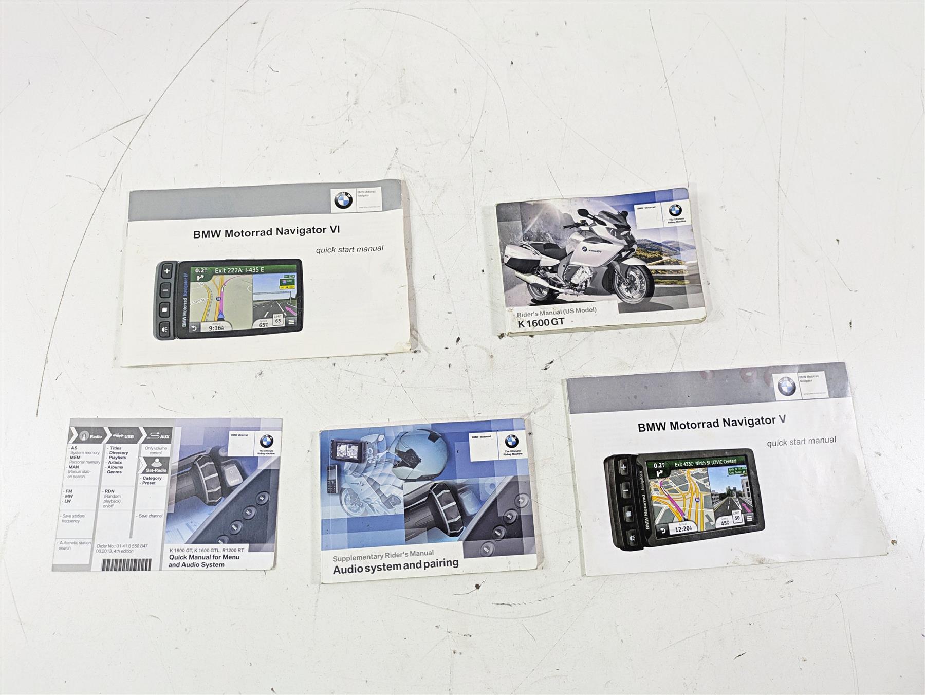 2015 BMW K1600 GT K48 Owners Manual & Repair Guides 01418557007