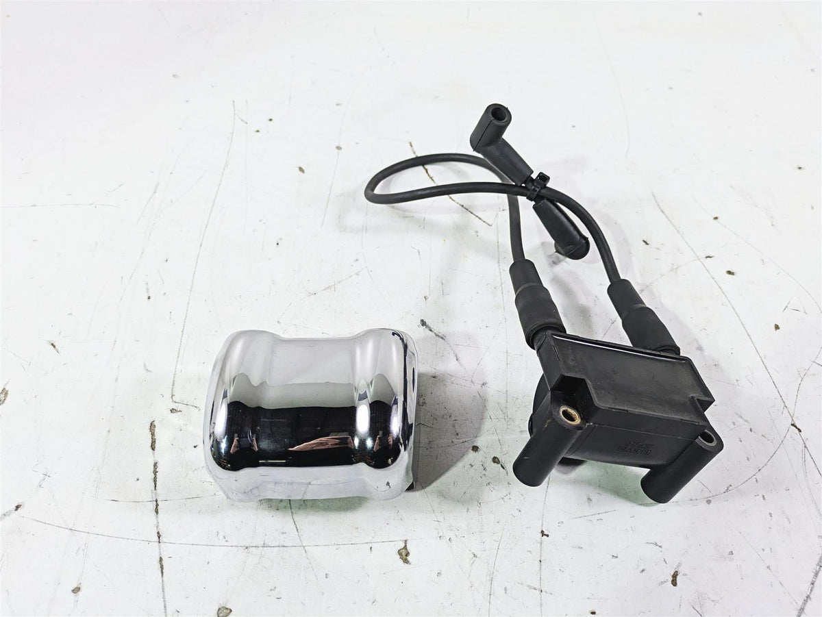 2016 Harley FLSTC Softail Heritage Ignition Coil & Chrome Cover 31696-07A {{ shop.shopifyCountryName }} - Mototech271