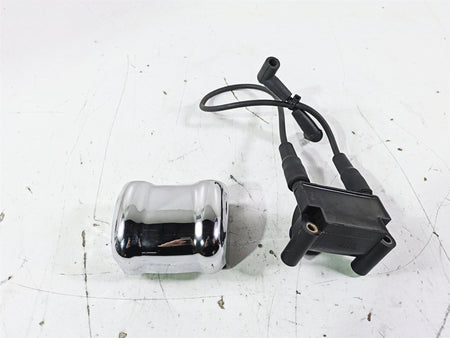 2016 Harley FLSTC Softail Heritage Ignition Coil & Chrome Cover 31696-07A {{ shop.shopifyCountryName }} - Mototech271
