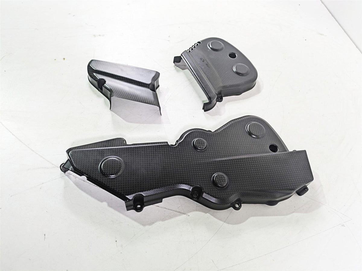 2015 Ducati Hypermotard 821 SP Carbon Fiber Timing Cover Set 24511411A 24511101B {{ shop.shopifyCountryName }} - Mototech271