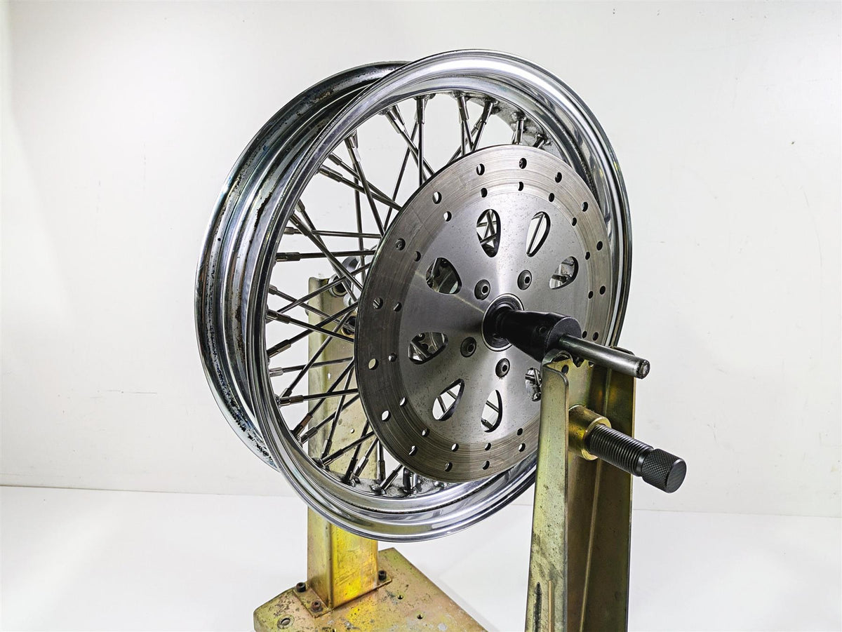 2002 Indian Spirit Deluxe Spoke Rear Wheel Rim Rotor 16x3.5 1.5mm Runout 21-970 {{ shop.shopifyCountryName }} - Mototech271