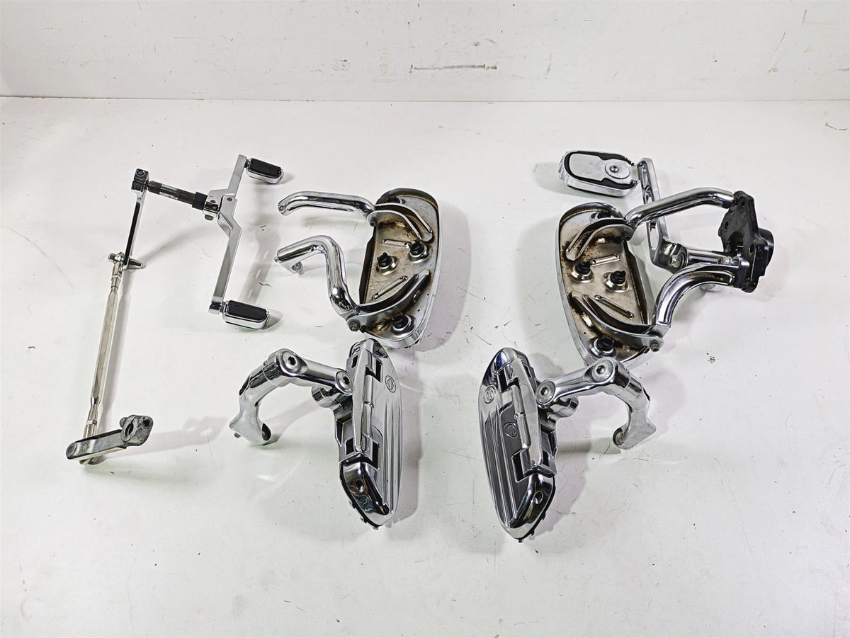 2011 Harley Touring FLHTCUSE CVO E-Glide Chrome Full Floor Board Set 51499-09A {{ shop.shopifyCountryName }} - Mototech271
