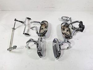 2011 Harley Touring FLHTCUSE CVO E-Glide Chrome Full Floor Board Set 51499-09A | Mototech271