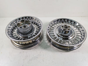 2010 Harley Touring FLHTCU Electra Glide Front Rear Chrome Wheel Set 43300161 | Mototech271