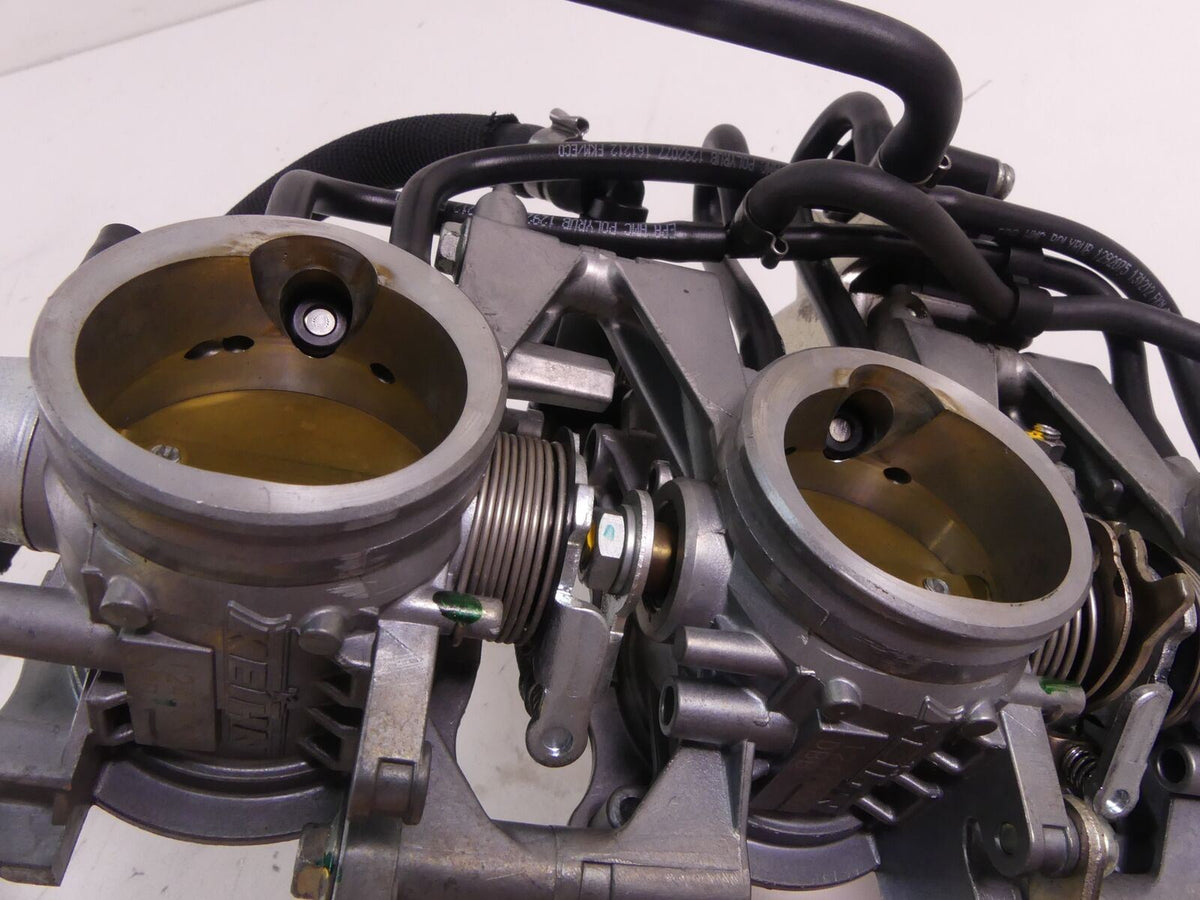 2014 Triumph Tiger 800 ABS Throttle Bodies Keihin Fuel Injection T1243800 {{ shop.shopifyCountryName }} - Mototech271