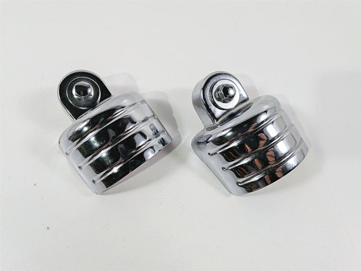 2003 Honda V-Twin VTX1800 C Kuryakyn Chrome Rear Shock Top Covers 8261 {{ shop.shopifyCountryName }} - Mototech271